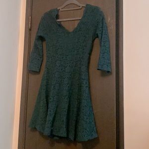 Lace Teal Charlotte Russe Dress